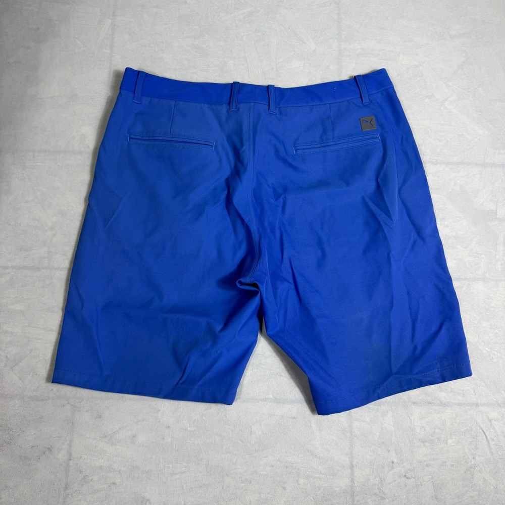 Puma Mens Athletic Golf Short Blue Comfort Lightweight Outdoor Performance 36‎